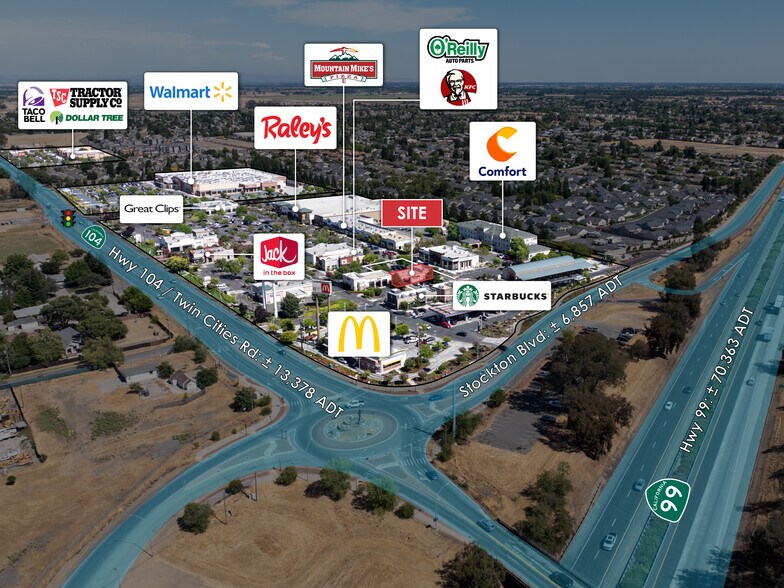 10344 Twin Cities Rd, Galt, CA à louer - Photo de l’immeuble – Image 3 sur 4