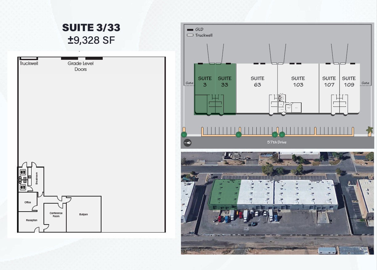 101-109 S 57th Dr, Phoenix, AZ à louer Plan d’étage– Image 1 sur 1