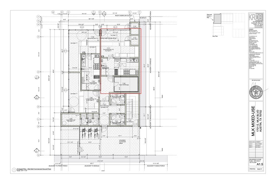 1701 E Martin Luther King Jr Blvd, Austin, TX à louer - Plan de site – Image 3 sur 8