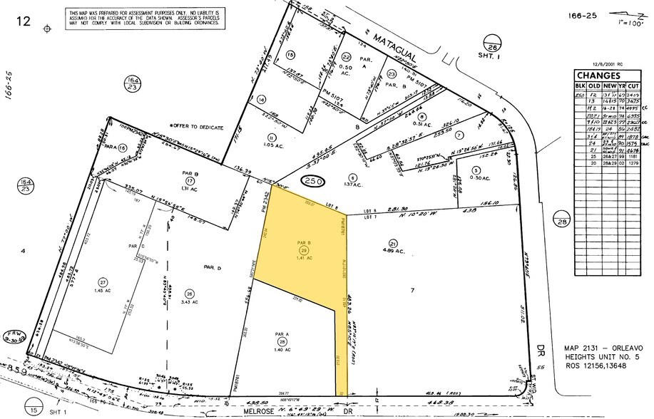450 S Melrose Dr, Vista, CA à louer - Plan cadastral – Image 2 sur 29