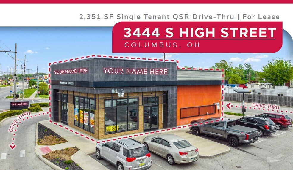 3444 S High St, Columbus, OH à louer - Photo de l’immeuble – Image 1 sur 5