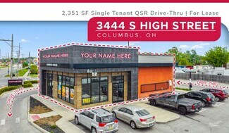 Plus de détails pour 3444 S High St, Columbus, OH - Local commercial à louer