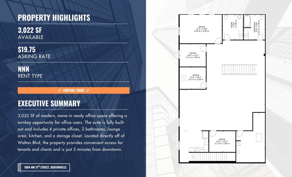 1004 NW 11th St, Bentonville, AR à louer - Plan d’étage – Image 3 sur 8