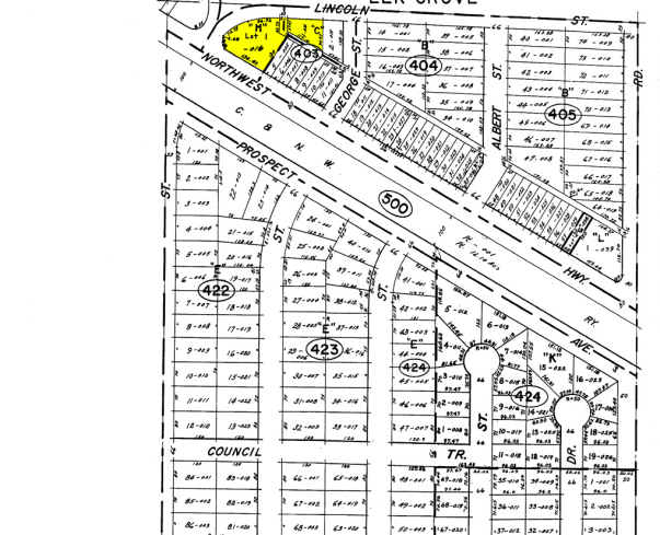 800 E Northwest Hwy, Mount Prospect, IL à vendre - Plan cadastral – Image 3 sur 26