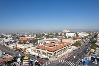 2105 W Beverly Blvd, Los Angeles, CA - Vue aérienne vue de carte