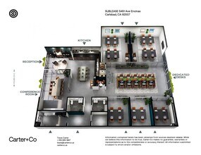 5451 Avenida Encinas, Carlsbad, CA à louer Plan d’étage– Image 2 sur 4