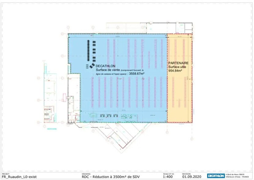 Local commercial dans Ruaudin à louer - Plan d’étage – Image 3 sur 3