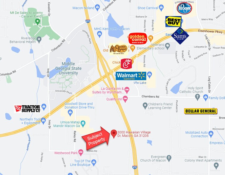 3000 Hawaiian Village Dr, Macon-Bibb, GA à vendre - Photo de l’immeuble – Image 3 sur 3