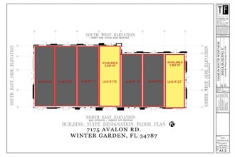 17075 Porter Rd, Winter Garden, FL à louer Plan de site– Image 2 sur 2