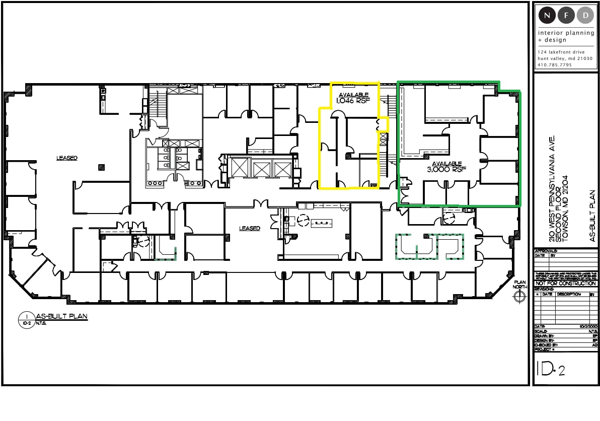 210 W Pennsylvania Ave, Towson, MD à louer Plan d’étage– Image 1 sur 1