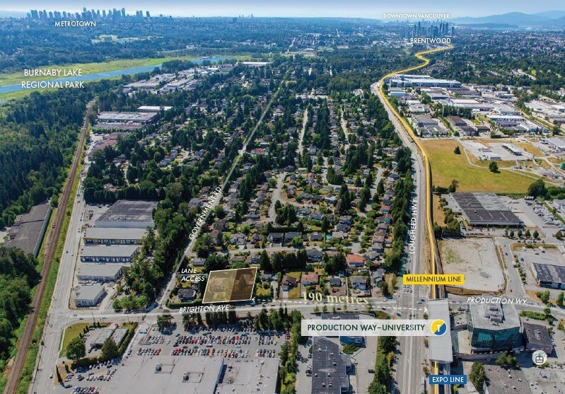 3585 Brighton Av, Burnaby, BC à vendre - Aérien – Image 2 sur 2