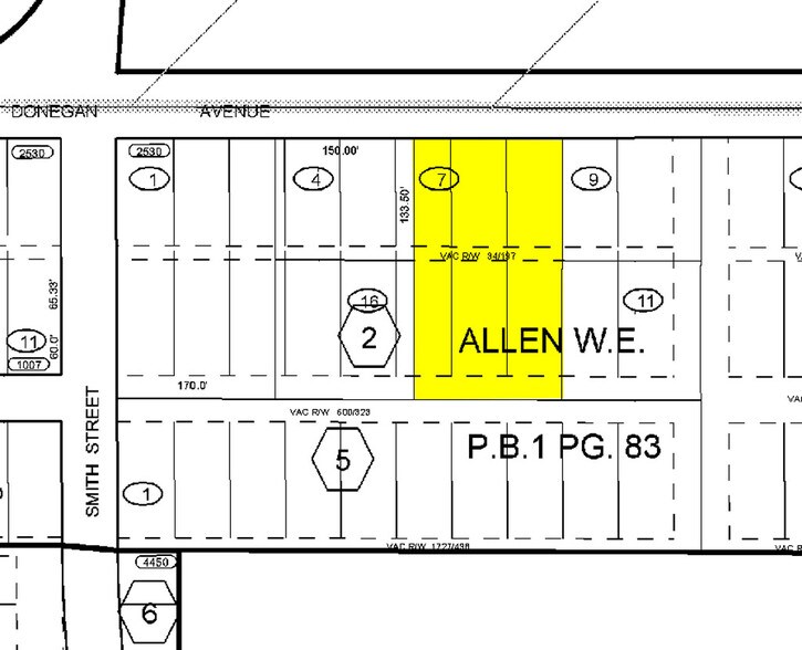 600 E Donegan Ave, Kissimmee, FL à vendre - Plan cadastral – Image 2 sur 8
