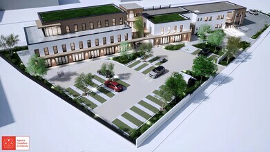 Sélestat - Vue aérienne  vue de carte