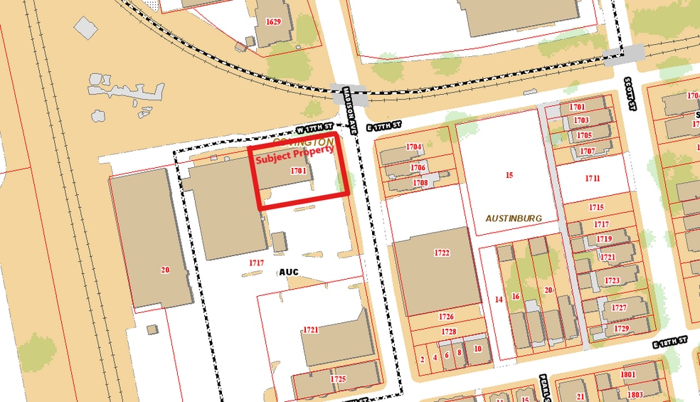 1715 Madison Ave, Covington, KY à louer - Plan de site – Image 3 sur 7