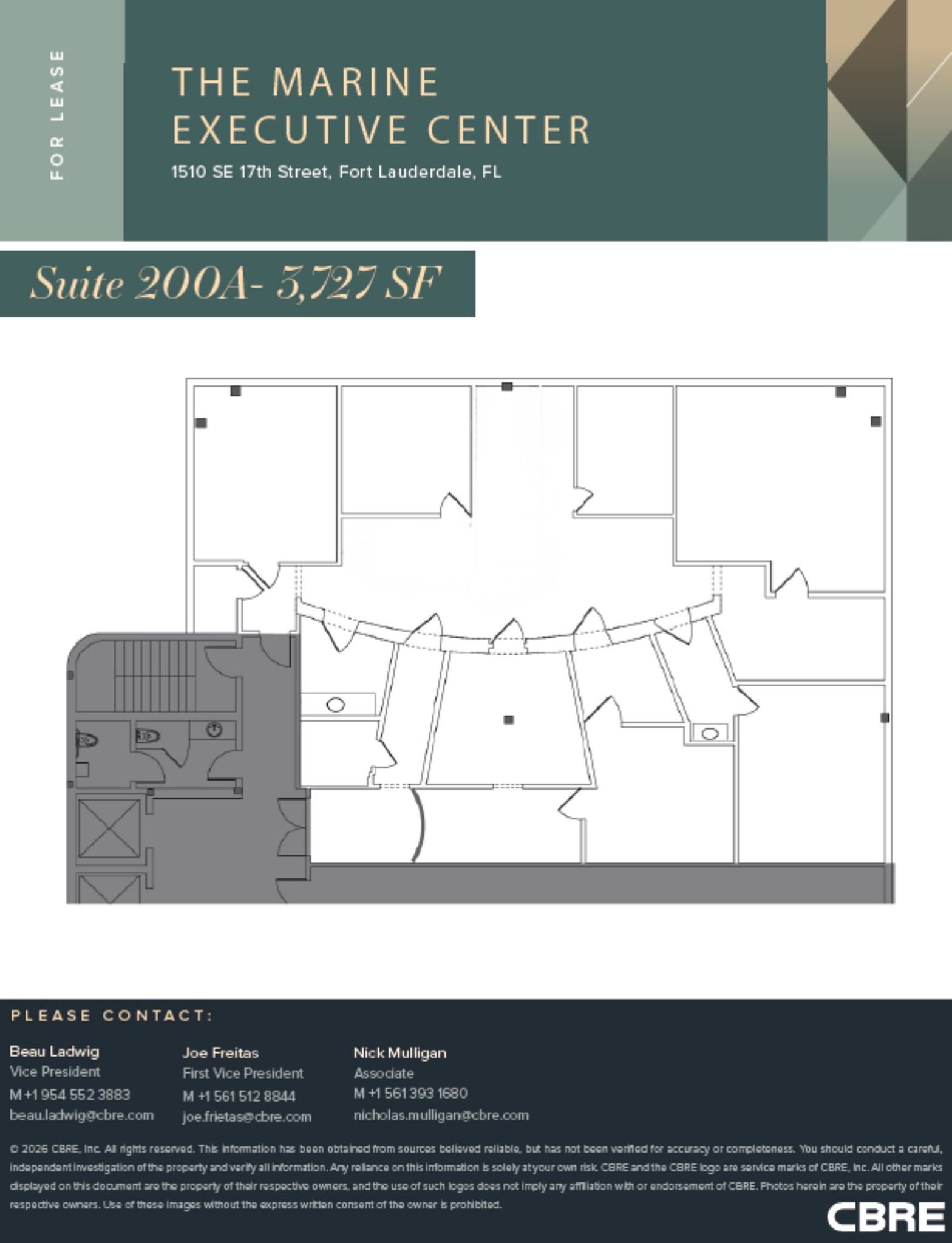 1510 SE 17th St, Fort Lauderdale, FL à louer Plan d’étage– Image 1 sur 9