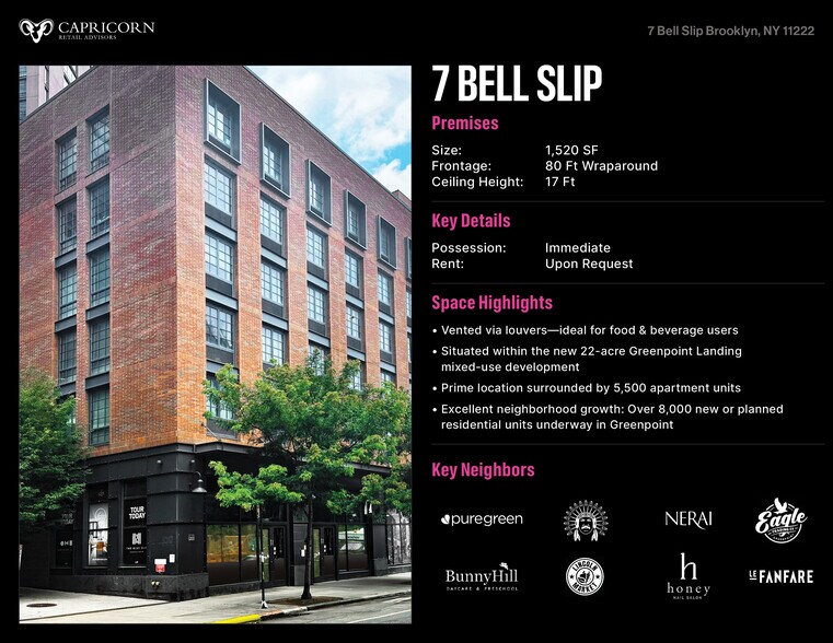 7 Bell Slip, Brooklyn, NY à louer - Photo de l’immeuble – Image 3 sur 9