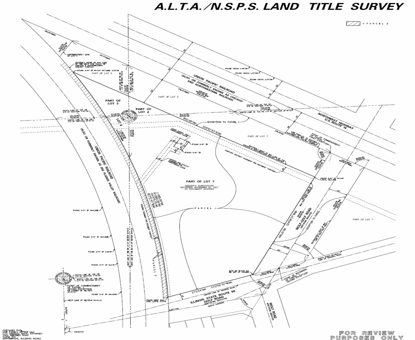 414 E Golf Rd, Des Plaines, IL à vendre Plan cadastral– Image 1 sur 3