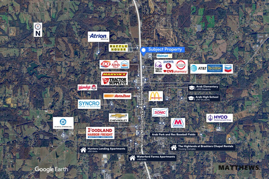 1410 N Brindlee Mountain Pky, Arab, AL à vendre - Photo de l’immeuble – Image 2 sur 3