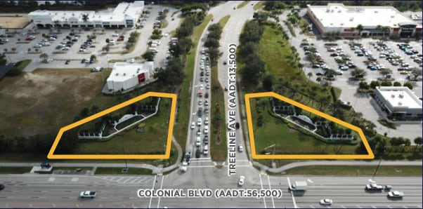 Colonial Blvd & Treeline Ave, Fort Myers, FL à vendre Photo principale– Image 1 sur 2
