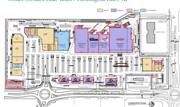 30825-31383 Orchard Lake Rd, Farmington Hills, MI à louer Plan de site– Image 1 sur 2