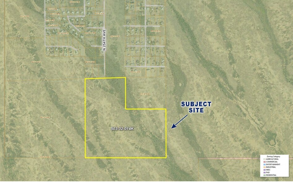 254th Ave & Patton Rd, Wittmann, AZ à vendre - Plan cadastral – Image 3 sur 3