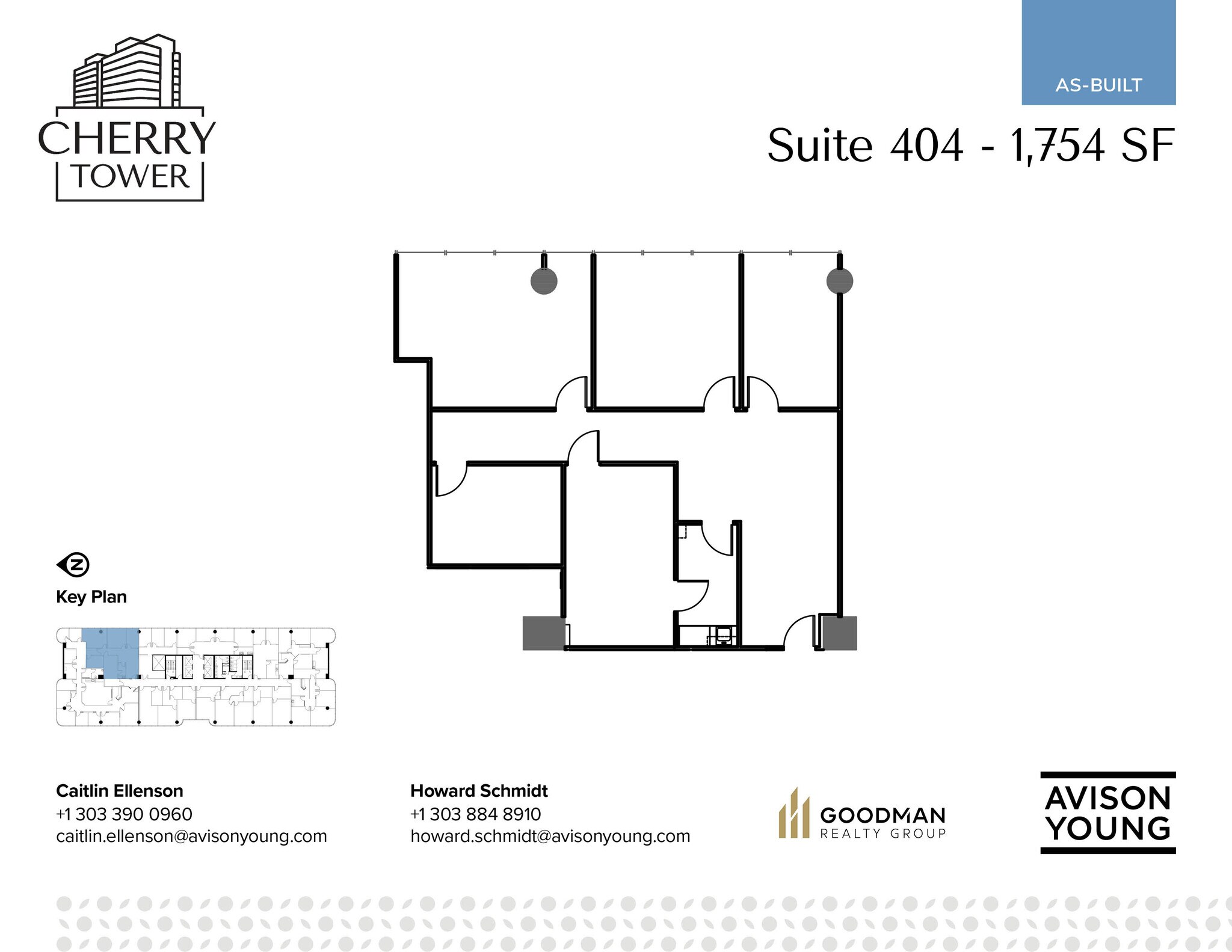 950 S Cherry St, Denver, CO à louer Plan d’étage– Image 1 sur 1