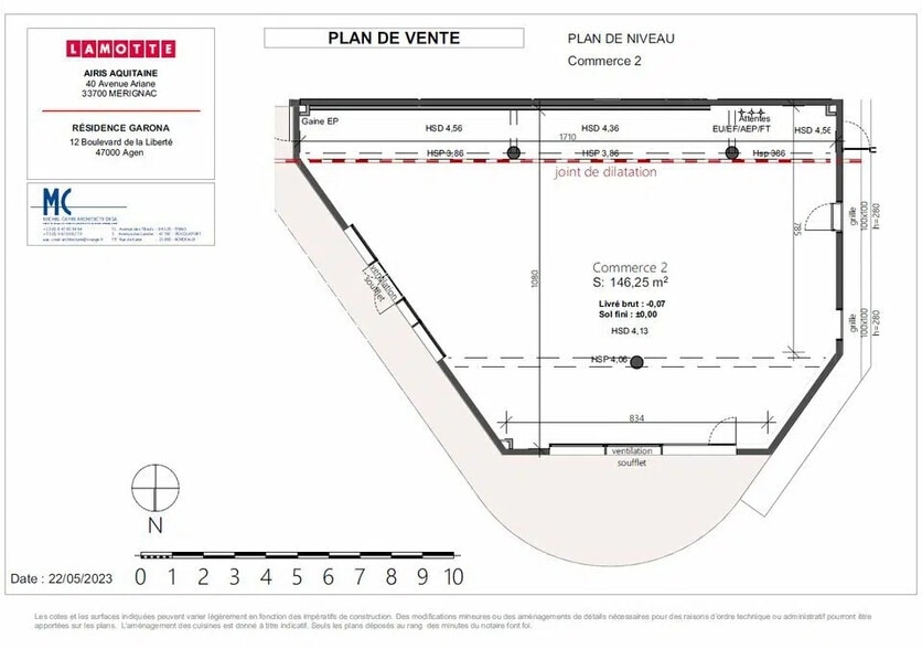 Bureau dans Agen à louer - Plan d’étage – Image 2 sur 2