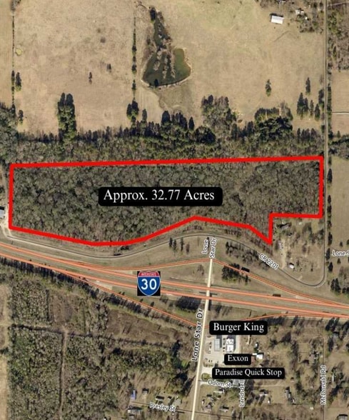 Lone Star Drive & County Road 2201, Hooks, TX à vendre - Aérien – Image 2 sur 4