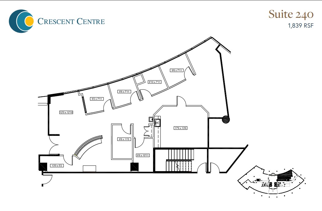 100 Crescent Center Pkwy, Tucker, GA à louer Plan d’étage– Image 1 sur 1