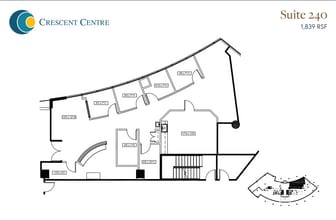 100 Crescent Center Pkwy, Tucker, GA à louer Plan d’étage– Image 1 sur 1