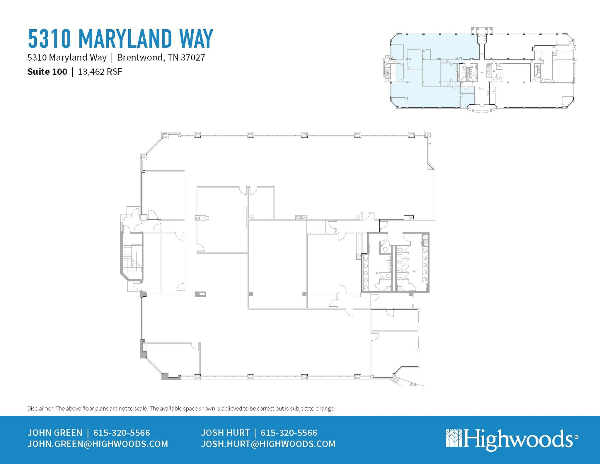 5410 Maryland Way, Brentwood, TN à louer Plan d’étage– Image 1 sur 1