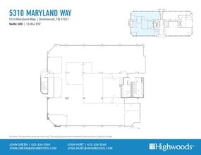 5410 Maryland Way, Brentwood, TN à louer Plan d’étage– Image 1 sur 1