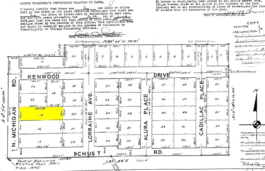 4500 N Michigan Ave, Saginaw, MI à vendre - Plan cadastral – Image 2 sur 2