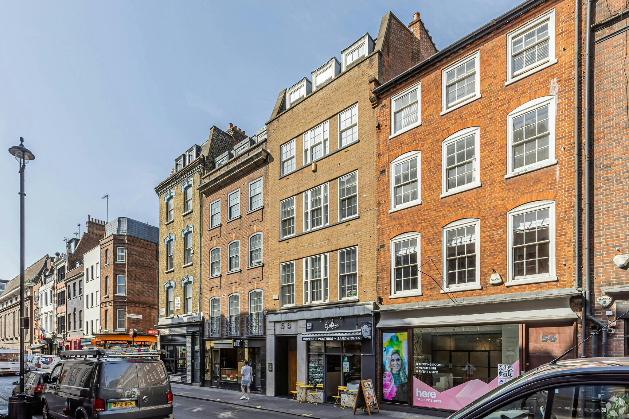55 Greek St, Londres à louer Photo de l’immeuble– Image 1 sur 8