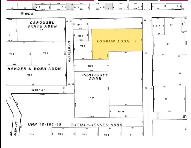 523 N Kiwanis Ave, Sioux Falls, SD à louer - Plan cadastral – Image 3 sur 6
