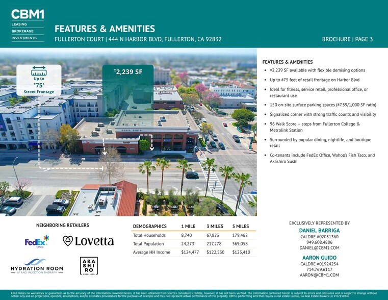 444 N Harbor Blvd, Fullerton, CA à louer - Photo de l’immeuble – Image 3 sur 11