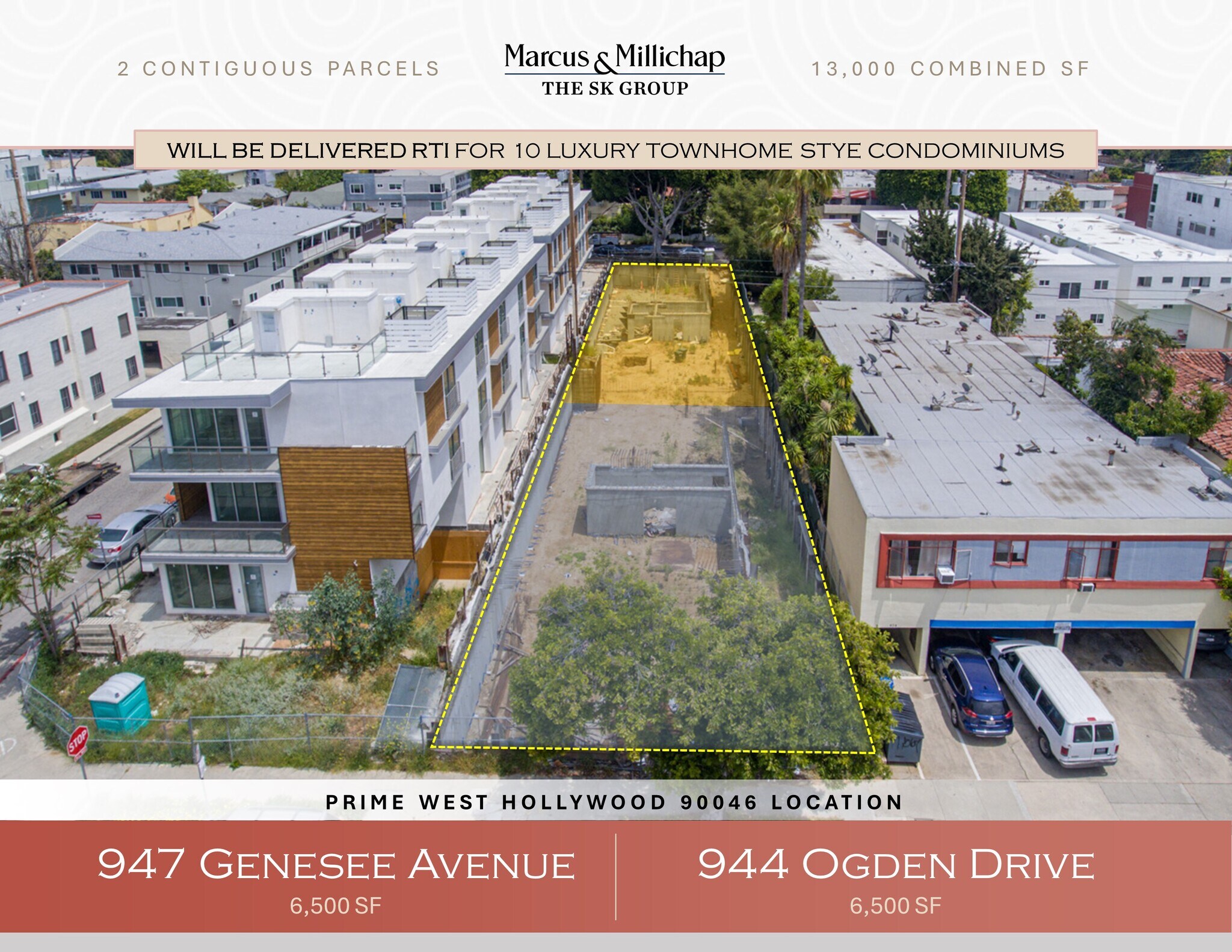 944 N Ogden Drive and 947 N Genesee Ave portefeuille de 2 biens à vendre sur LoopNet.fr Photo de l’immeuble– Image 1 sur 7
