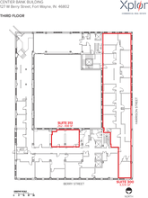 127 W Berry St, Fort Wayne, IN à louer Plan d’étage– Image 1 sur 1