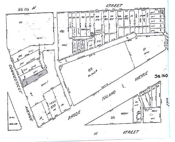 1215 Connecticut Ave NW, Washington, DC à louer - Plan cadastral – Image 2 sur 3