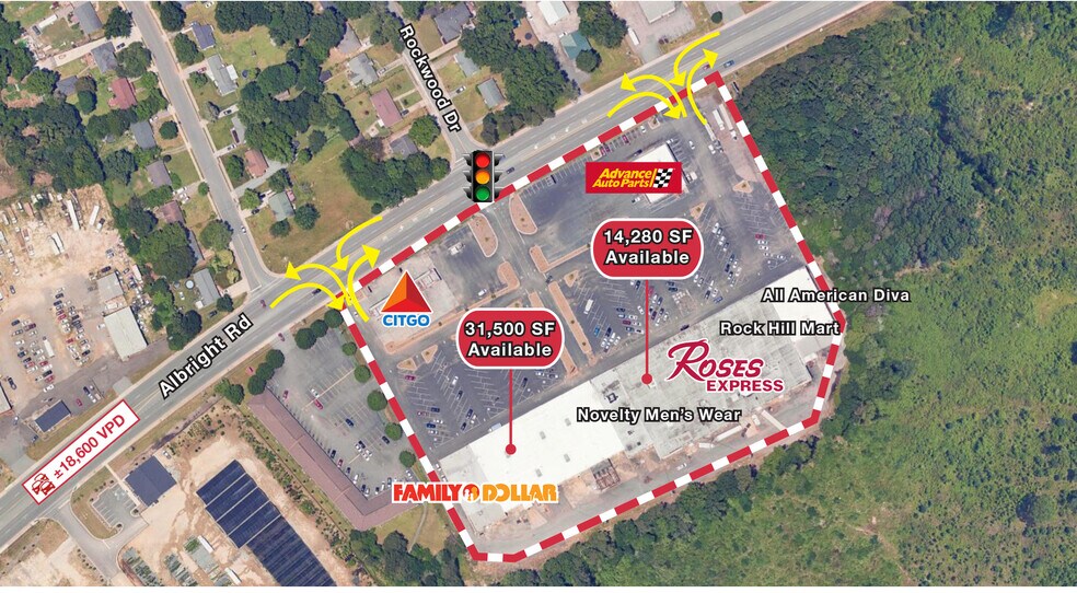 721-809 Albright Rd, Rock Hill, SC à louer - Photo principale – Image 1 sur 4
