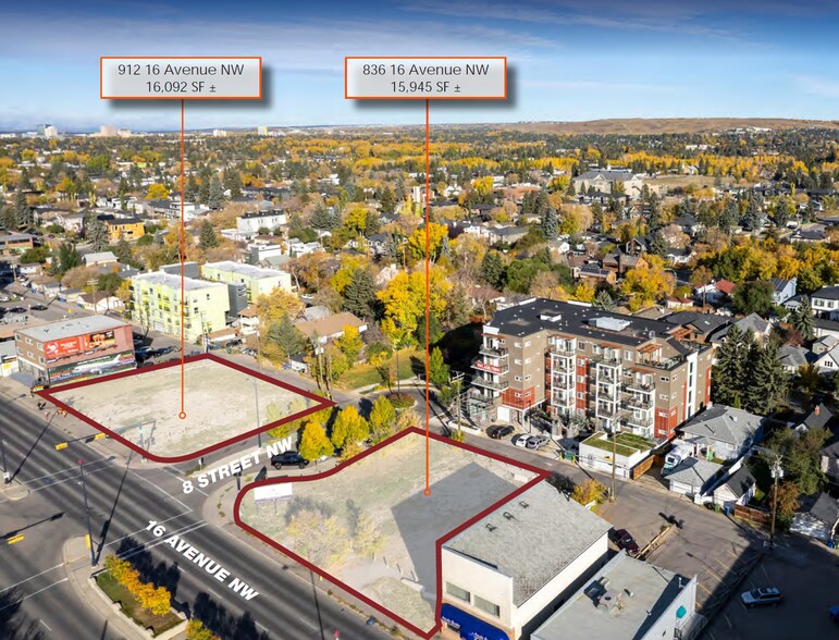 912 16 Ave, Calgary, AB à vendre - Aérien – Image 1 sur 4