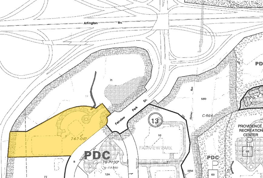 3110 Fairview Park Dr, Falls Church, VA à louer - Plan cadastral – Image 2 sur 10