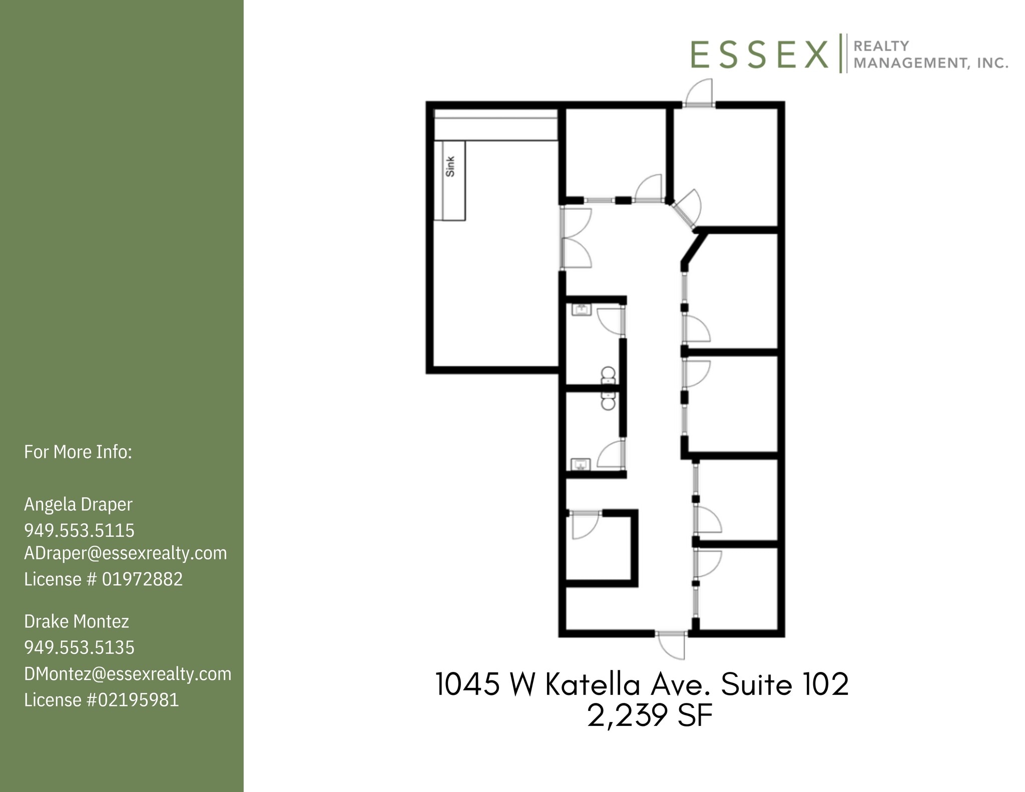 1045 W Katella Ave, Orange, CA à louer Plan de site– Image 1 sur 1