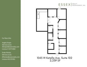 1045 W Katella Ave, Orange, CA à louer Plan de site– Image 1 sur 1