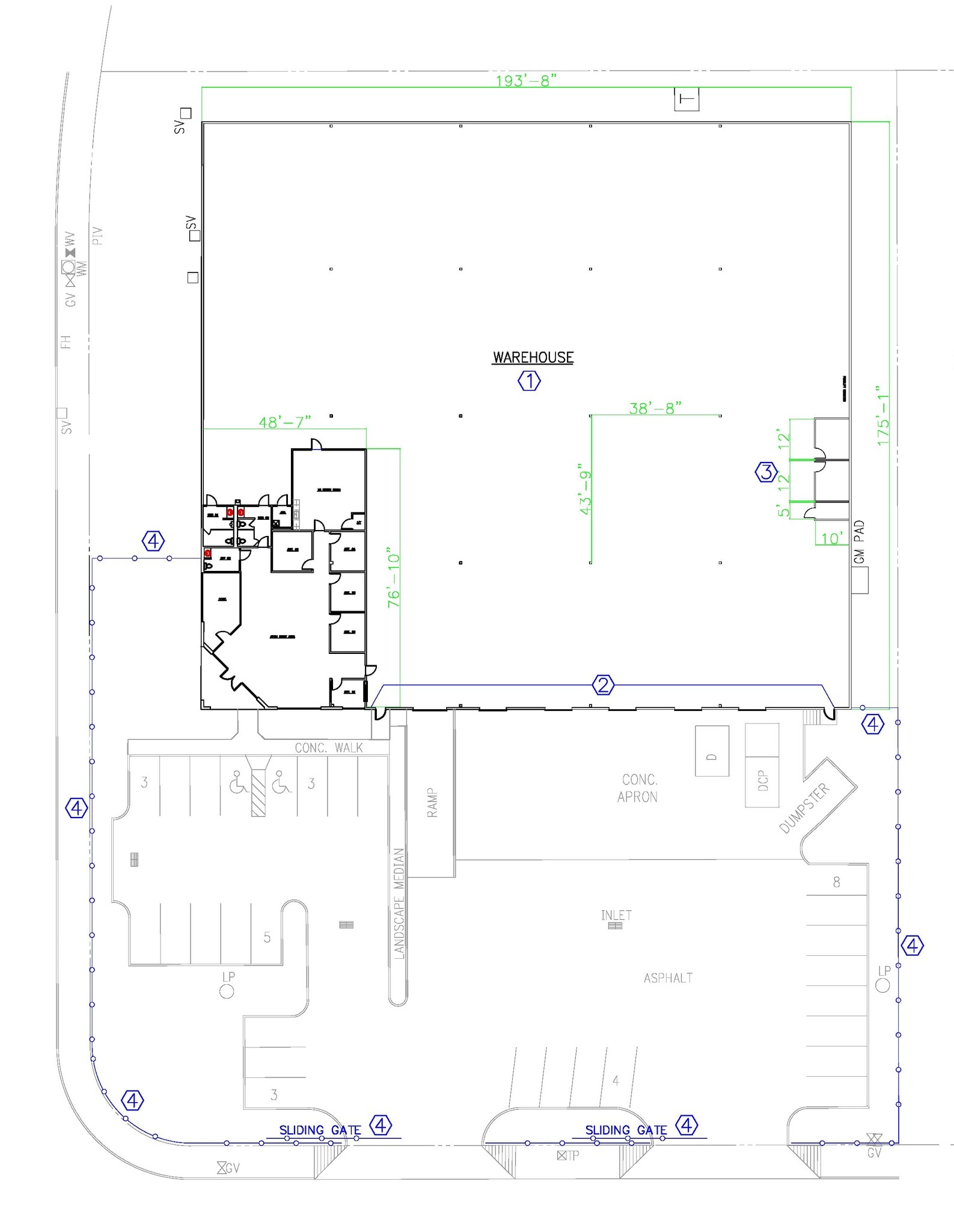 3720 Distriplex Dr N, Memphis, TN à louer Plan d’étage– Image 1 sur 1