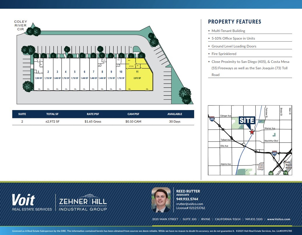 11711 Coley River Cir, Fountain Valley, CA à louer Plan d’étage– Image 1 sur 1