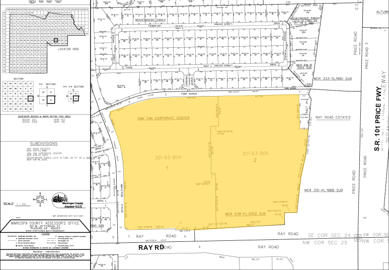 3100 W Ray Rd, Chandler, AZ à louer Plan cadastral– Image 1 sur 2