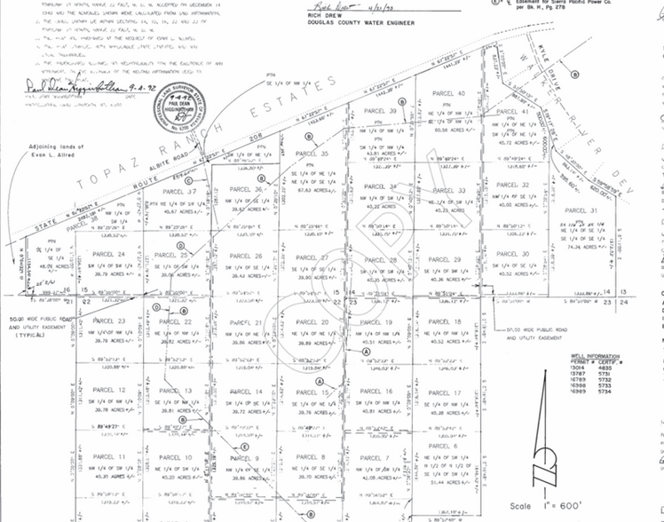 0 US Highway 208, Wellington, NV à vendre - Plan cadastral – Image 3 sur 5