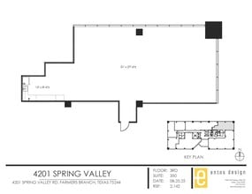 4201 Spring Valley Rd, Dallas, TX à louer Plan d’étage– Image 1 sur 1