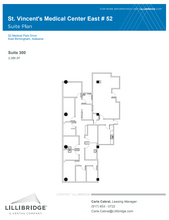 46-52 Medical Park Dr E, Birmingham, AL à louer Plan d’étage– Image 1 sur 2